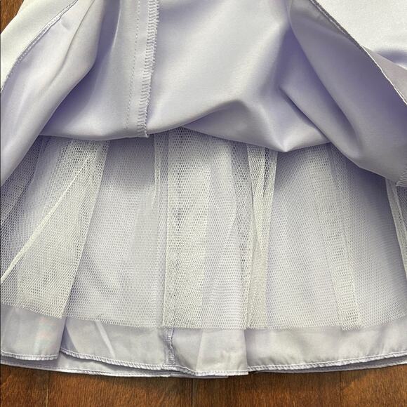 David's Bridal Lilac Formal Kids Dress, Perfect for Wedding Flower Girl, Size 6 - Picture 8 of 14